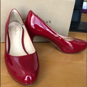 Cole Haan Red Low Heel Pump
